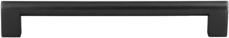 Atlas - Round Rail Bar Pulls Matte Black