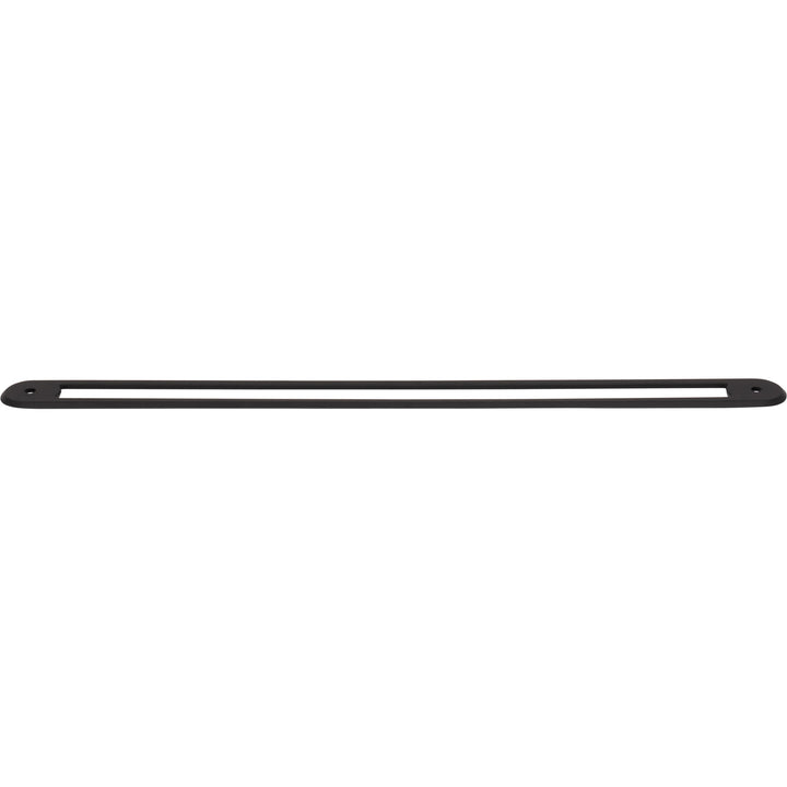 Top Knobs - Brockwell Pull Backplates (TK3351AG) 12" Flat Black