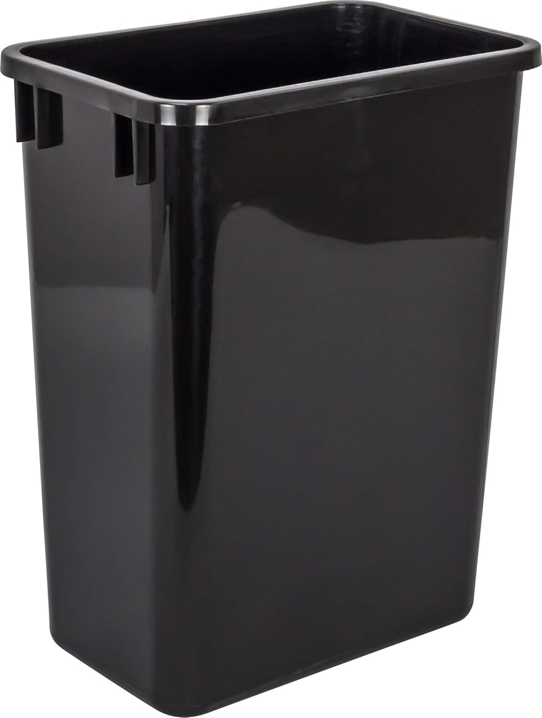 Hardware Resources CAN-35 Plastic 35 Quart Waste Container, Black
