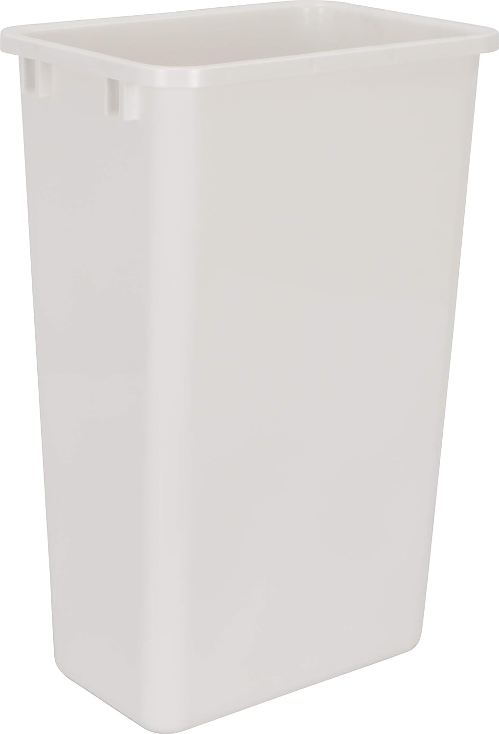 Hardware Resources CAN-50W Plastic 50 Quart Waste Container, White