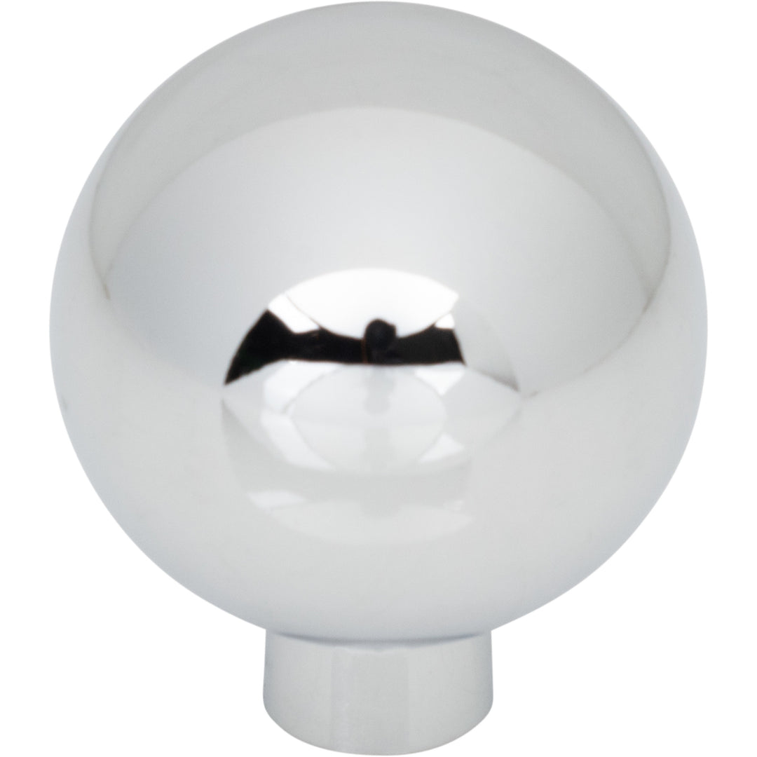 Top Knobs - Brockwell Round Knobs 1 1/4" Polished Chrome