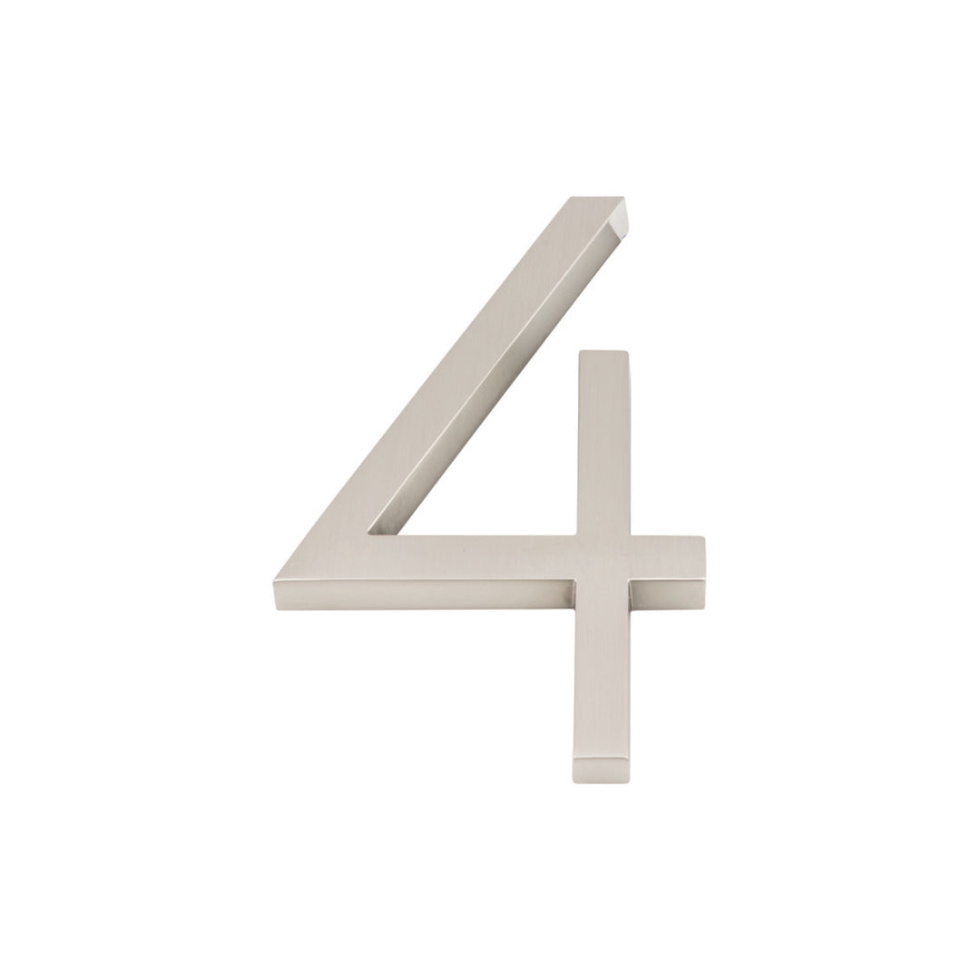 Atlas - Modern Avalons (#4) 3 5/8" Brushed Nickel