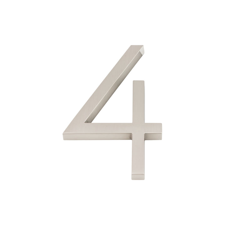 Atlas - Modern Avalons (#4) 3 5/8" Brushed Nickel