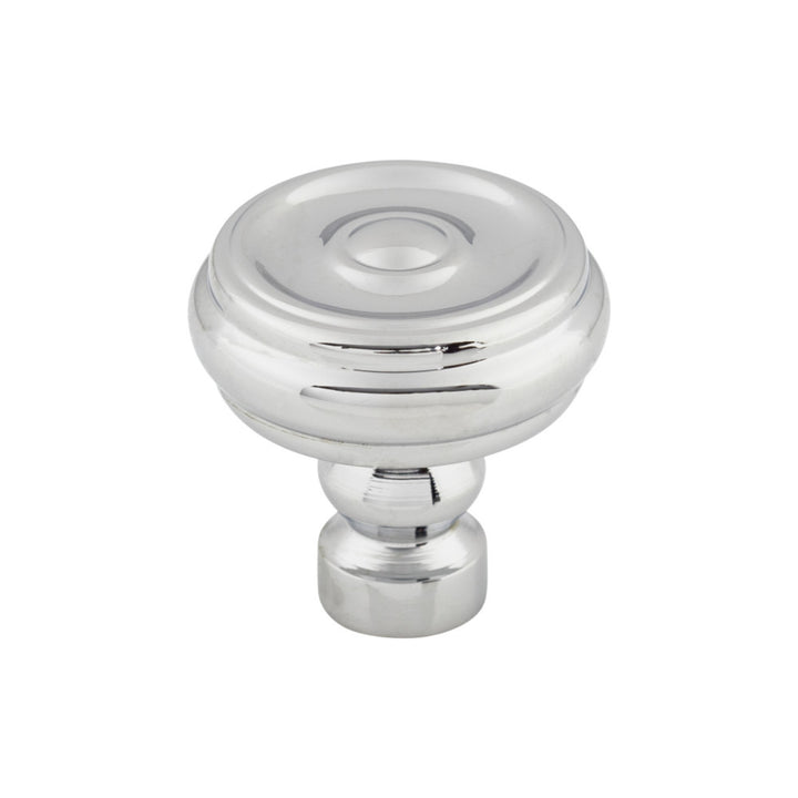Top Knobs - Brixton Button Round Knobs Polished Chrome