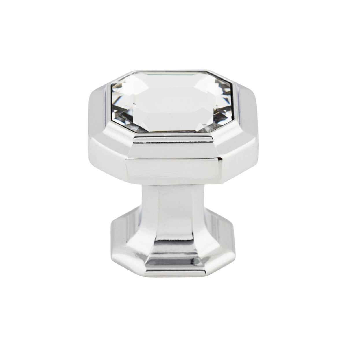 Top Knobs CHAREAU Square Knob in Polished Chrome