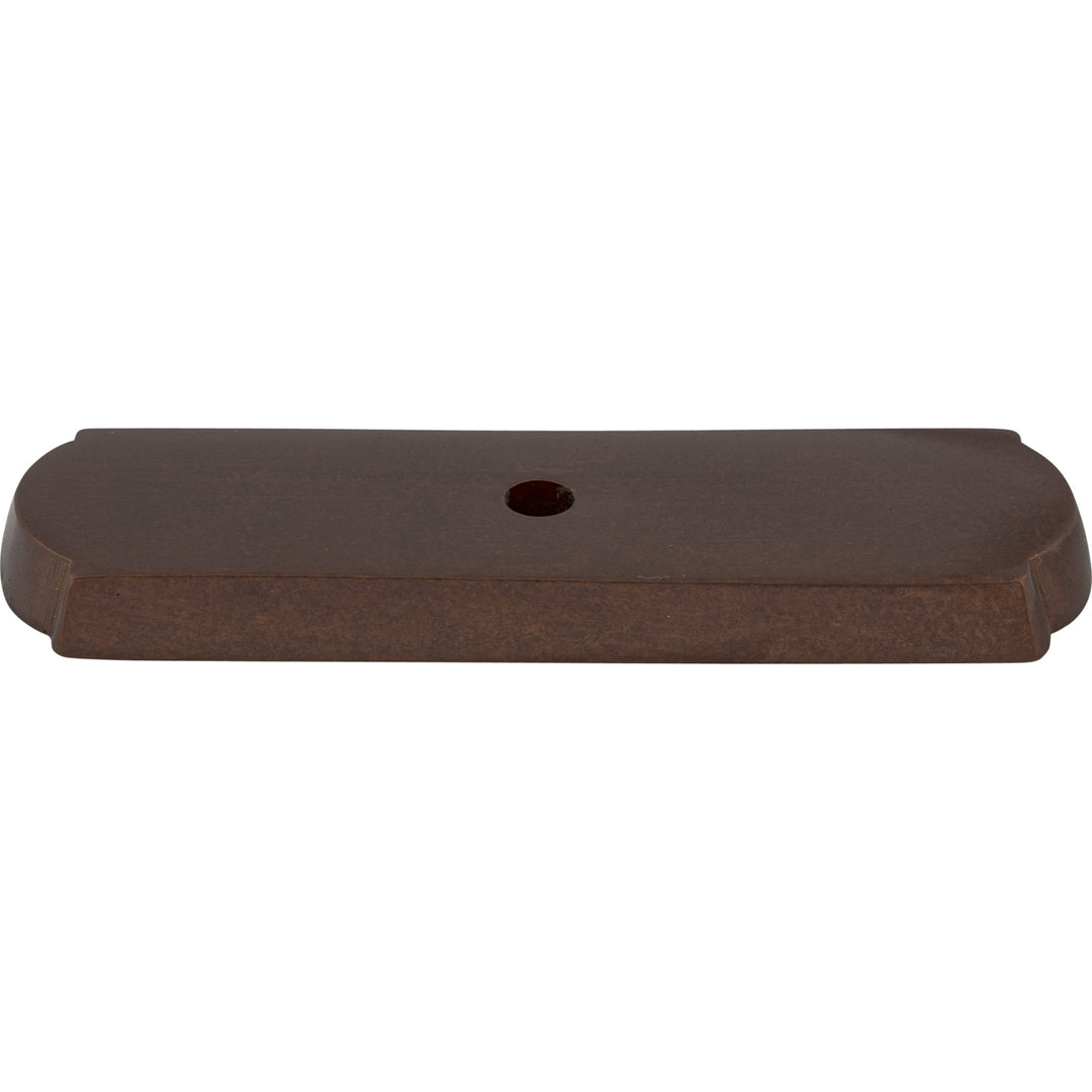 Top Knobs - Aspen Rectangle Knob Backplates Mahogany Bronze
