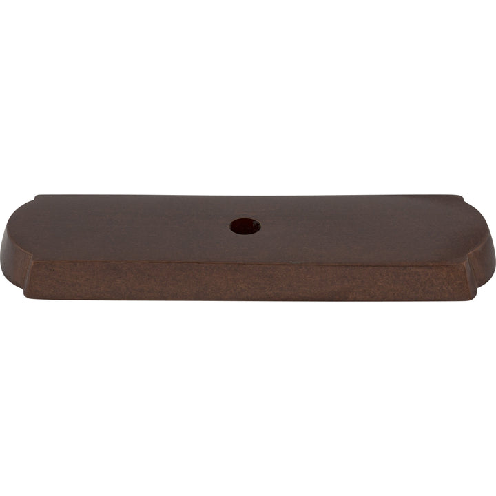 Top Knobs - Aspen Rectangle Knob Backplates Mahogany Bronze
