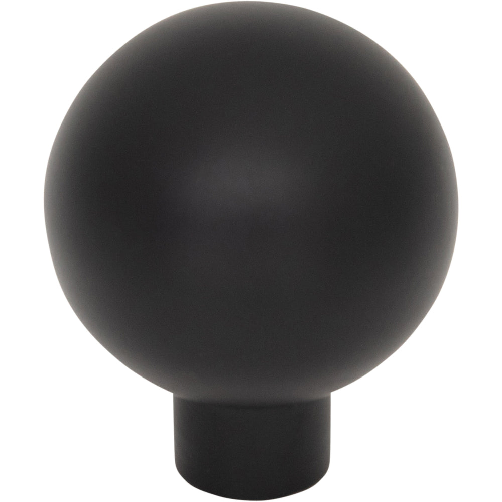 Top Knobs - Brockwell Round Knobs 1 1/8" Flat Black