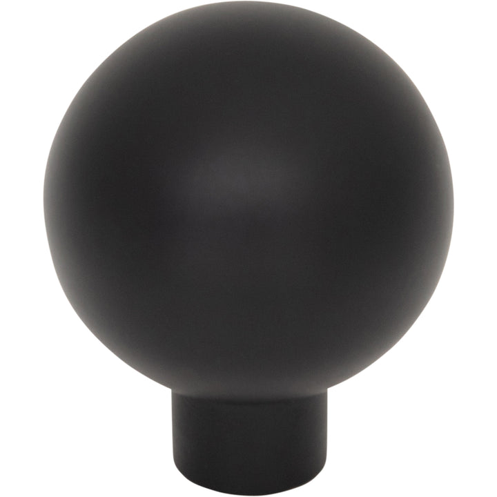 Top Knobs - Brockwell Round Knobs 1 1/8" Flat Black