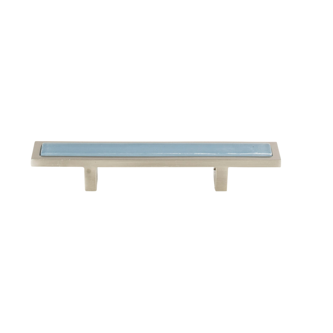 Atlas - Spa Blue Pulls Brushed Nickel