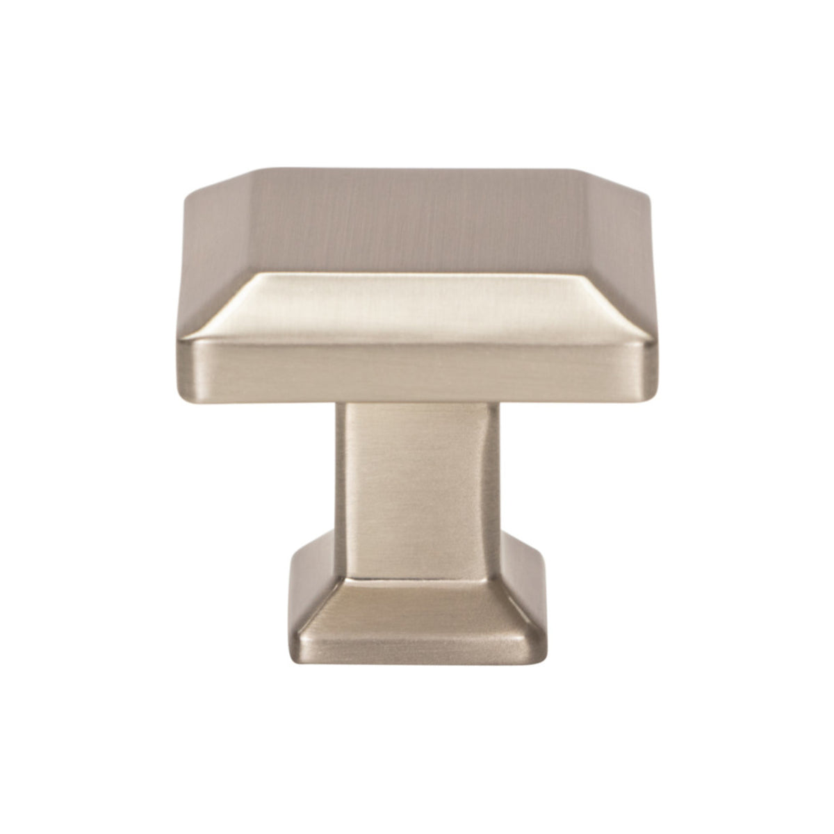 Atlas Sweetbriar Lane Square Knob in Brushed Nickel