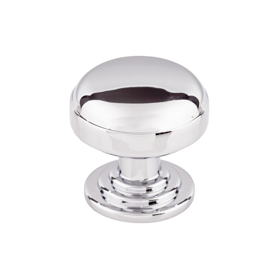 Top Knobs - Ellis Mushroom Knobs Polished Chrome