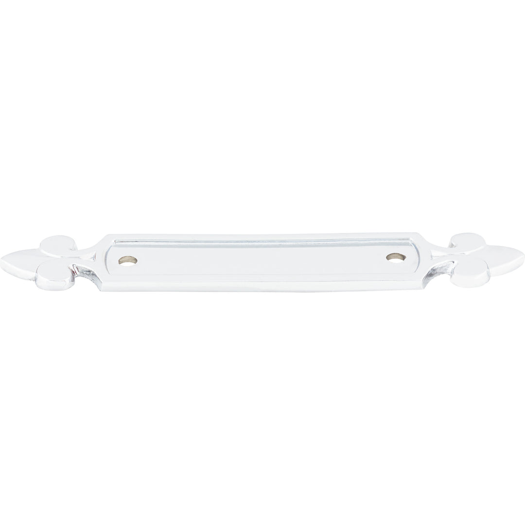 Top Knobs - Dover Backplate Pull Backplates Polished Chrome