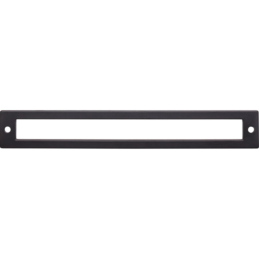 Top Knobs - Hollin Pull Backplates 7 9/16" Flat Black