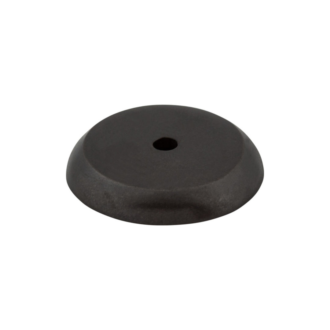 Top Knobs - Aspen Round Knob Backplates 1 1/4" Medium Bronze