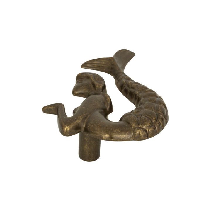 Atlas - Mermaid Knobs (Right) Burnished Bronze