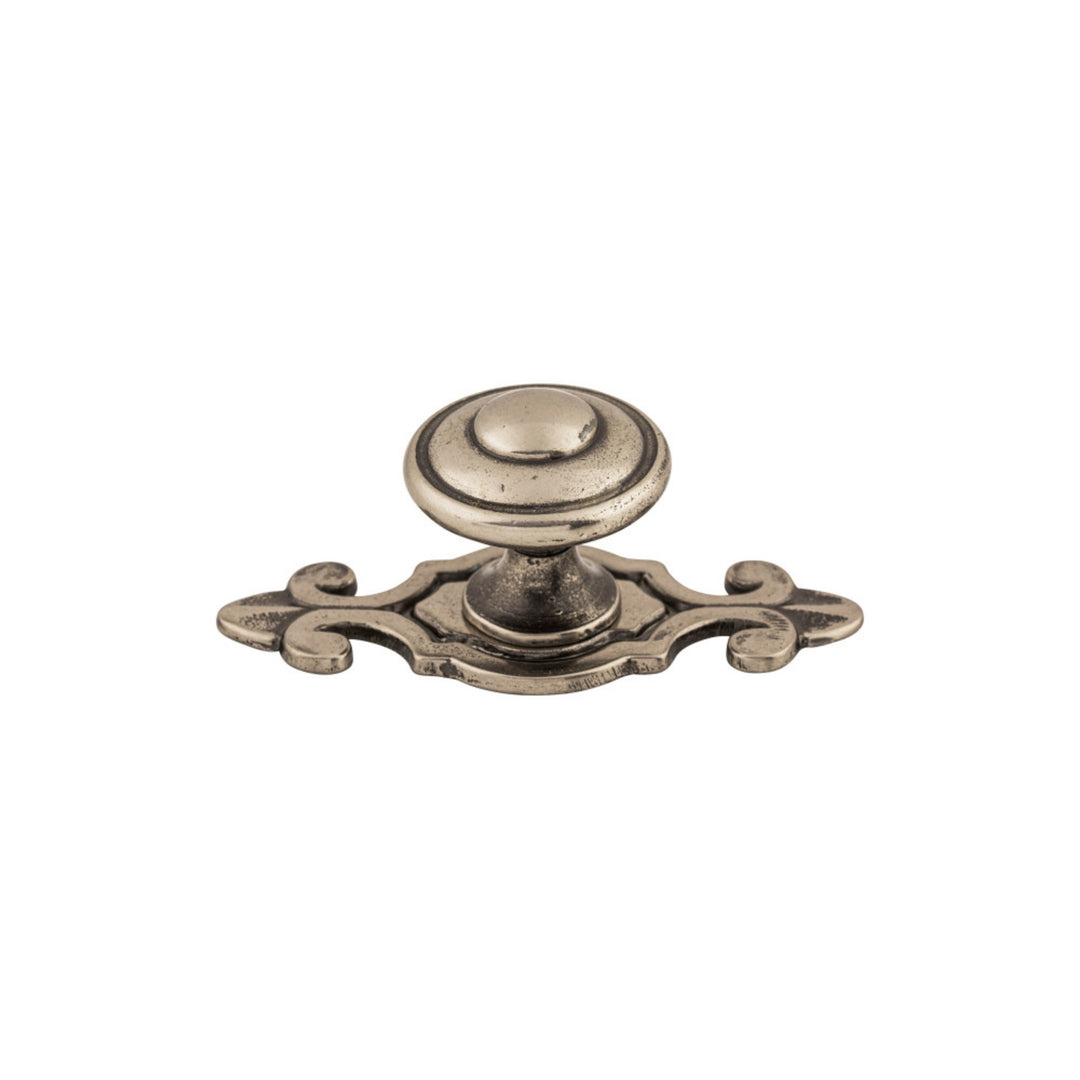 Top Knobs - Canterbury Round Knobs Pewter Antique