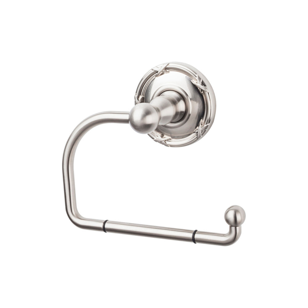 Top Knobs - Edwardian Bath Tissue Hook Ribbon Backplates Brushed Satin Nickel