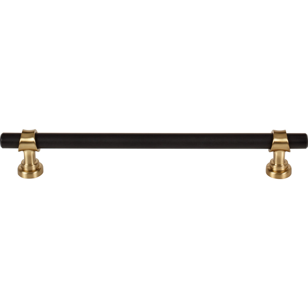 Top Knobs - Bit Bar Pulls (M1197) 7 9/16" Flat Black and Honey Bronze