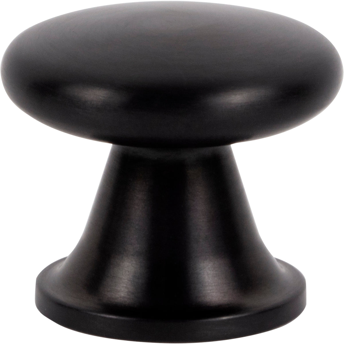 Atlas Burbank Round Knob in Matte Black