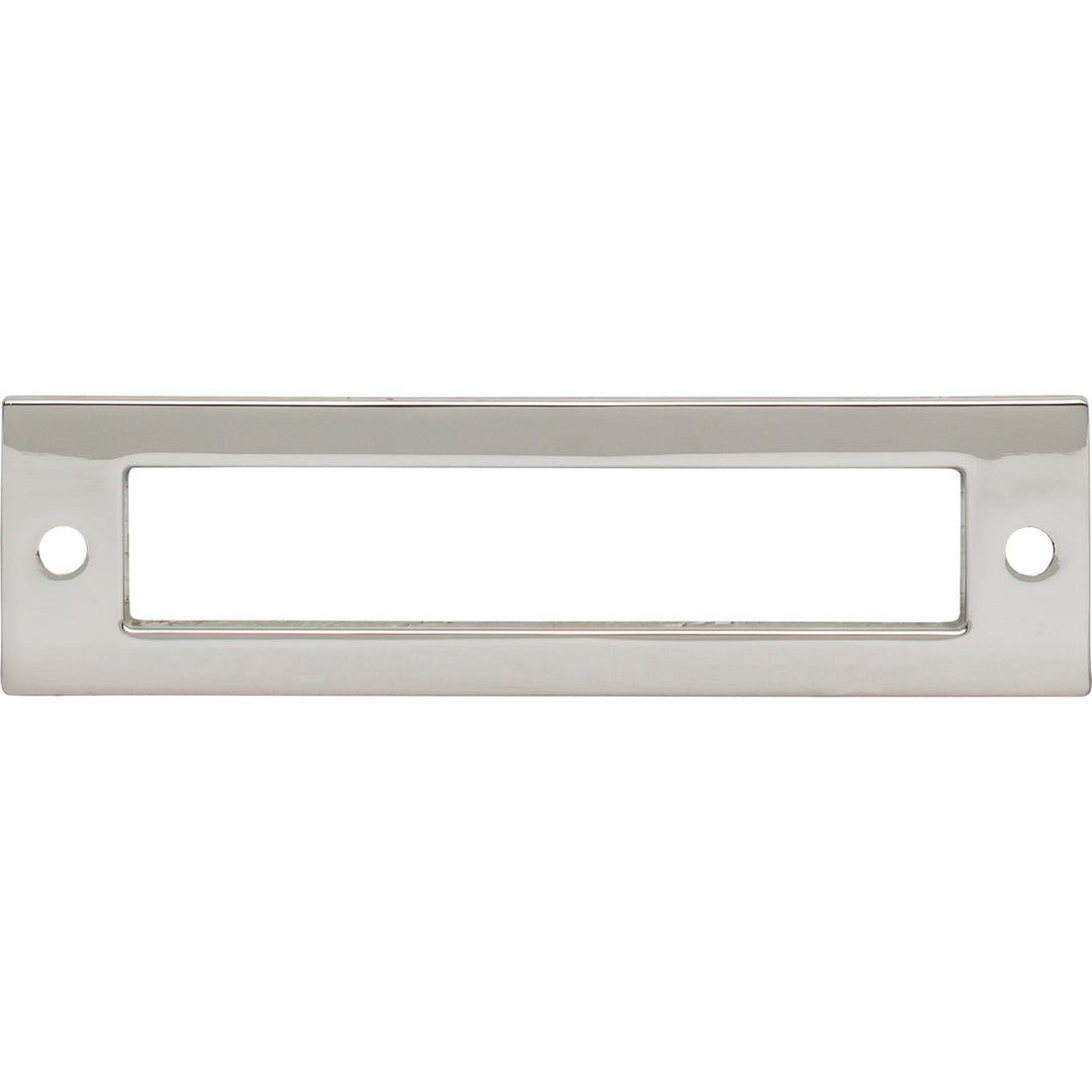 Top Knobs - Hollin Pull Backplates 3 3/4" Polished Nickel