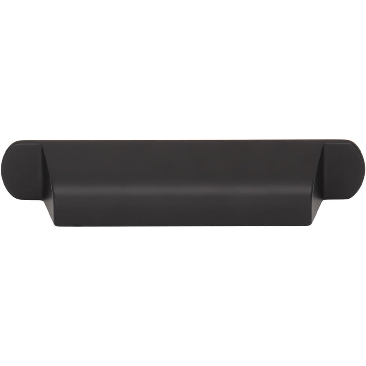 Top Knobs - Cressing Cup/Bin Pulls 3 3/4" Flat Black