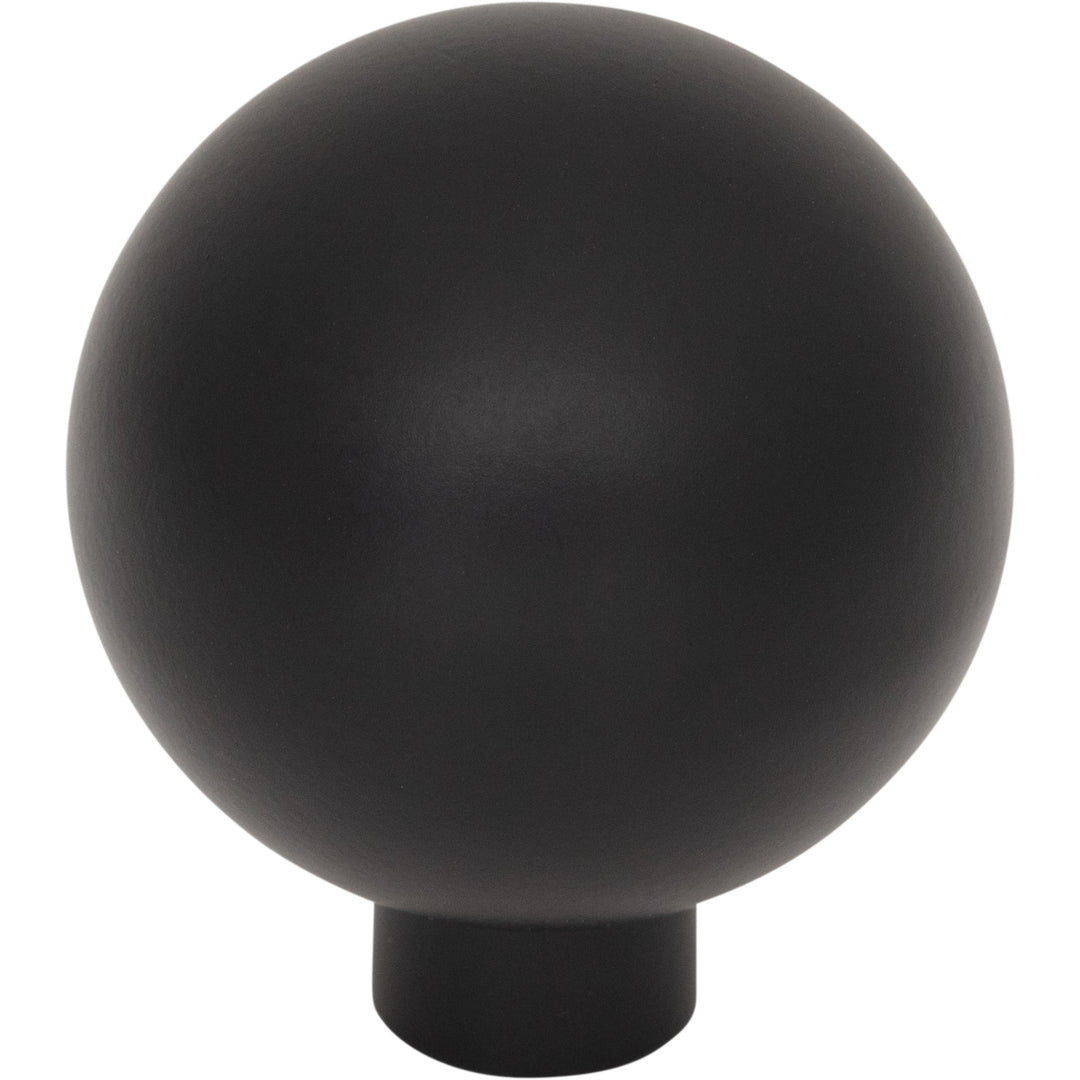 Top Knobs - Brockwell Round Knobs 1 1/4" Flat Black