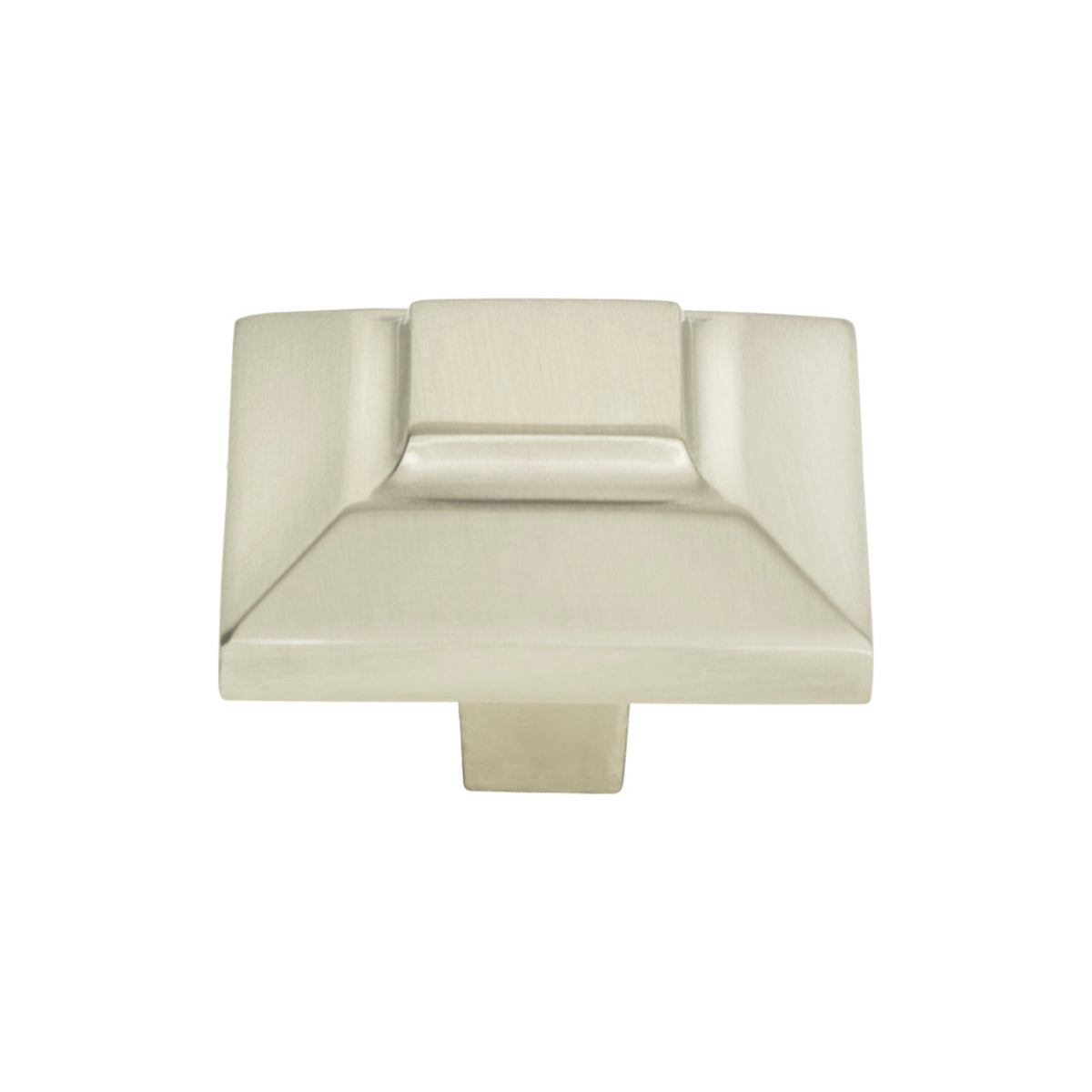 Atlas Trocadero Square Knob in Brushed Nickel