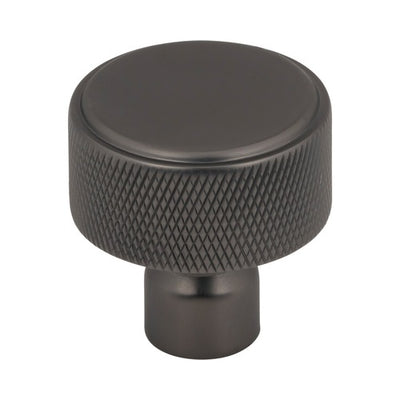 Top Knobs Garrison Round Knob in Ash Gray