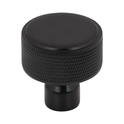Top Knobs Garrison Round Knob in Matte Black