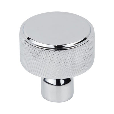 Top Knobs Garrison Round Knob in Polished Chrome