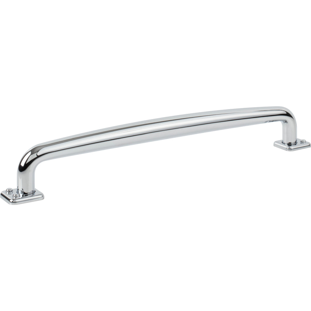 Atlas Benning Appliance Pull, Polished Chrome, angle 2