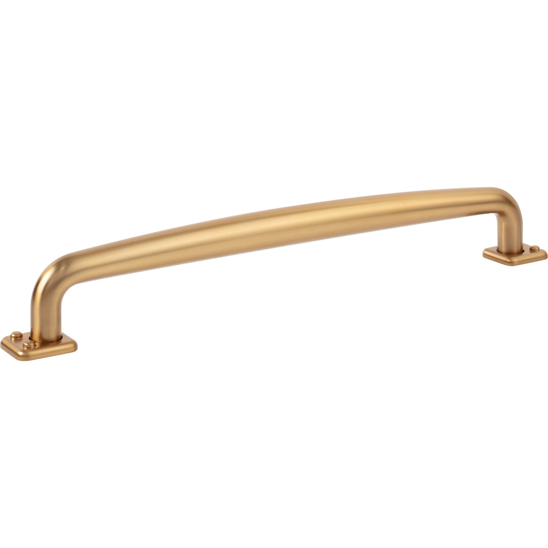 Atlas Benning Appliance Pull, Warm Brass, angle 2