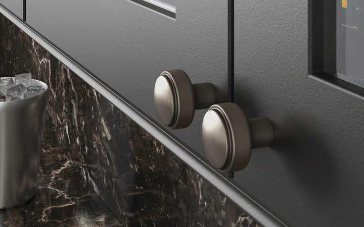 Atlas Kayden Diameter Round Knob, Brushed Nickel, room setting