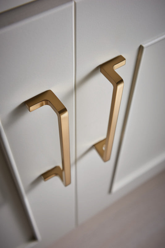 Atlas Logan Bar Pull, Warm Brass, room setting