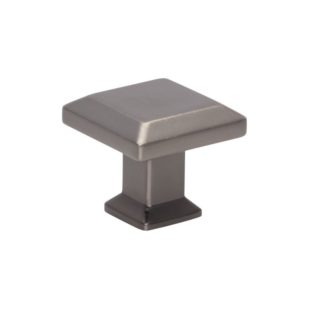 Atlas Sweetbriar Lane Length Square Knob, Slate, angle 2