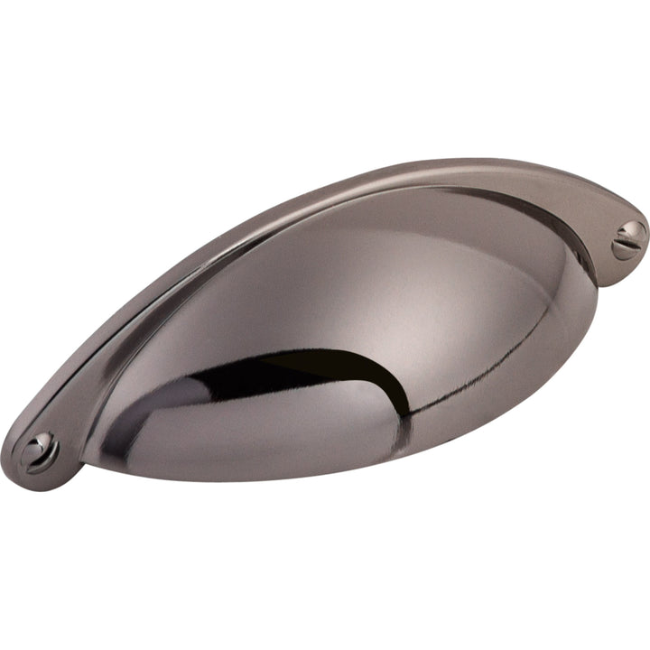 Top Knobs Arendal Cup Pull, Black Nickel, angle 2