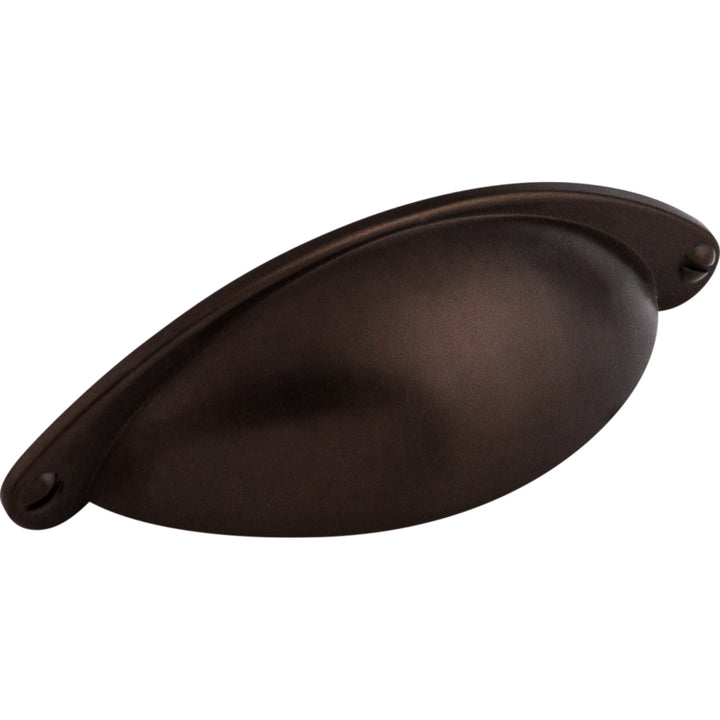 Top Knobs Arendal Cup Pull, Oil Rubbed Bronze, angle 2