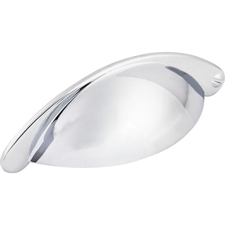 Top Knobs Arendal Cup Pull, Polished Chrome, angle 2