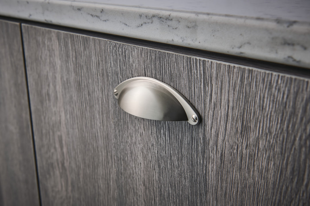 Top Knobs Arendal Cup Pull, room setting