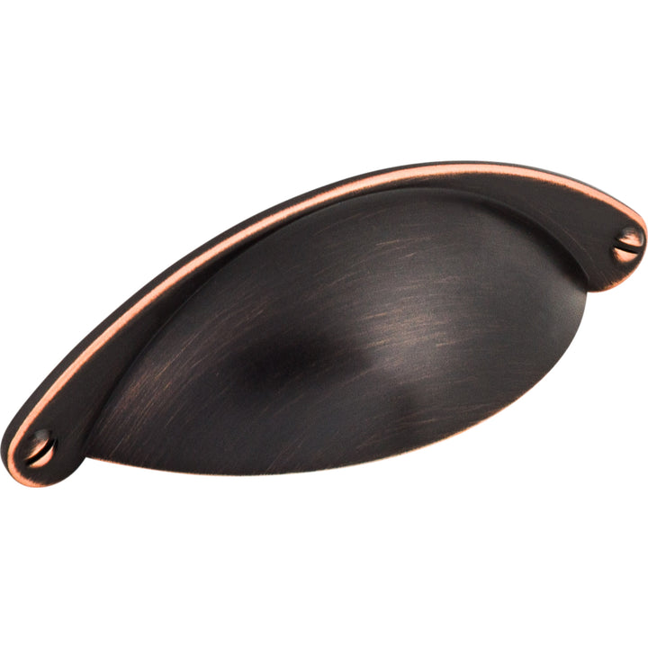 Top Knobs Arendal Cup Pull, Tuscan Bronze, angle 2
