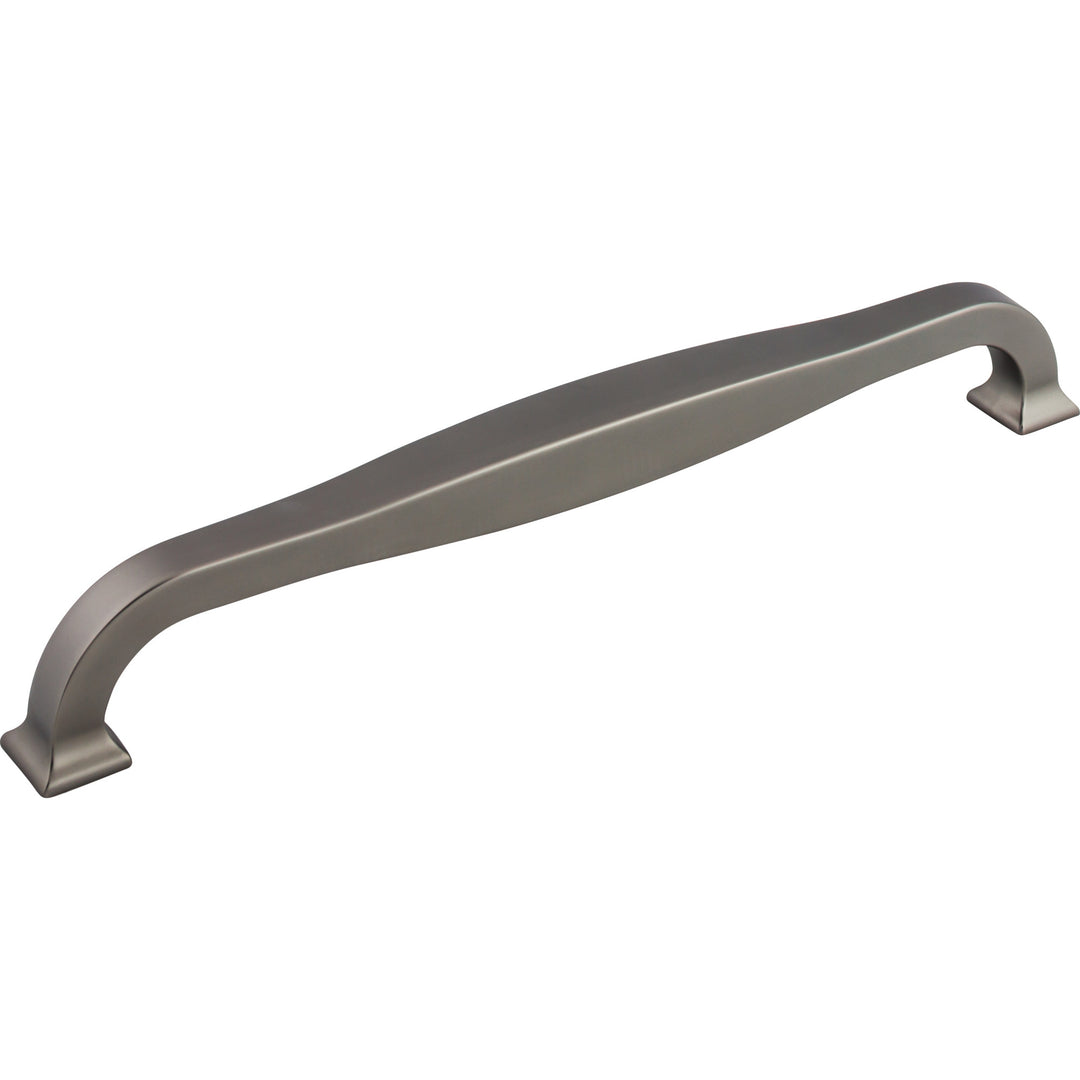 Top Knobs Contour Appliance Pull, Ash Gray, angle 2