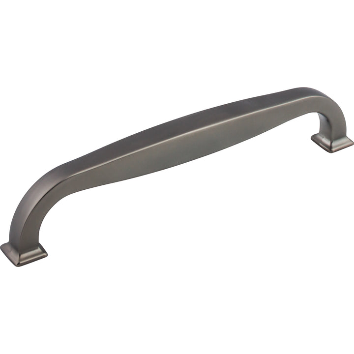 Top Knobs Contour Appliance Pull, Ash Gray, angle 2