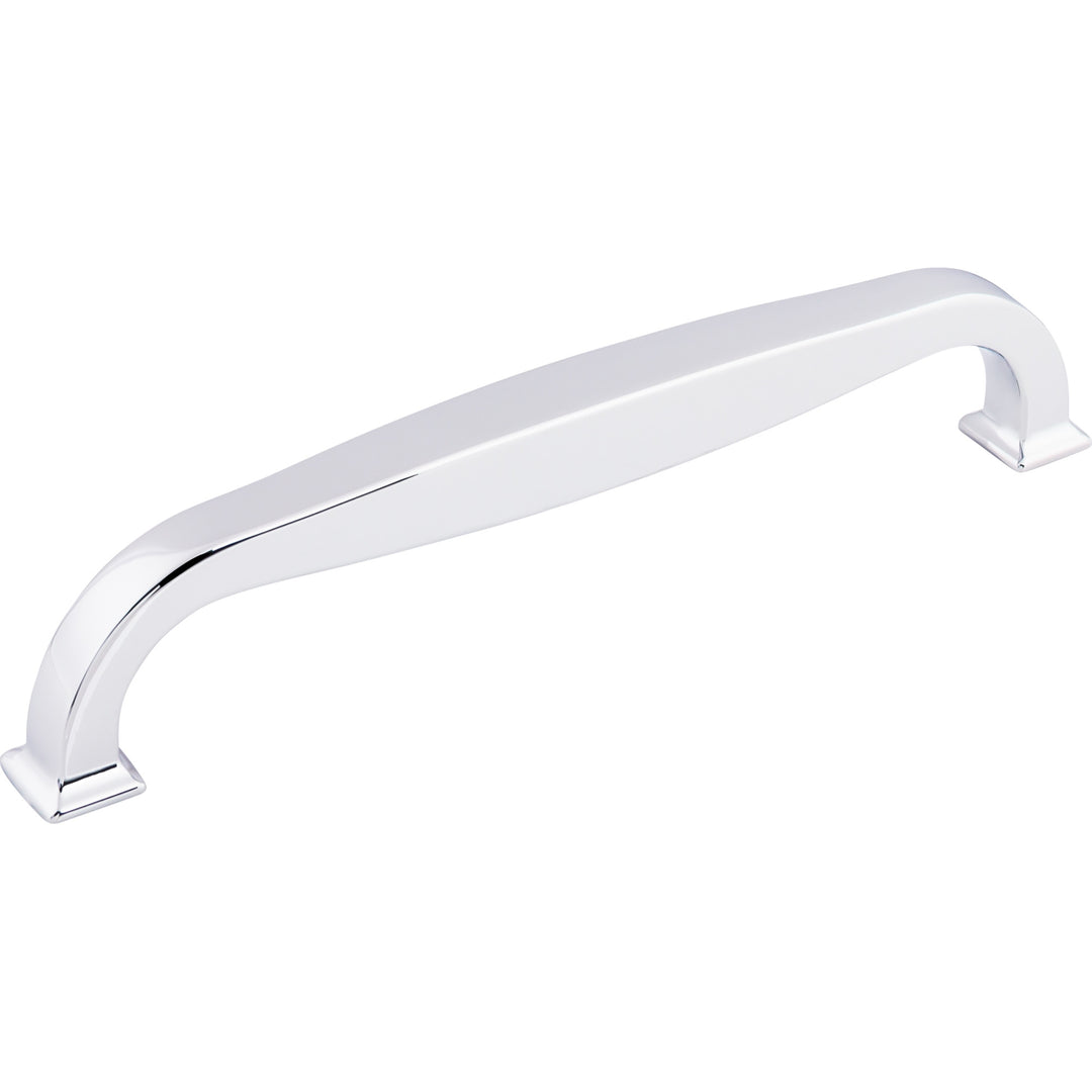 Top Knobs Contour Appliance Pull, Polished Chrome, angle 2