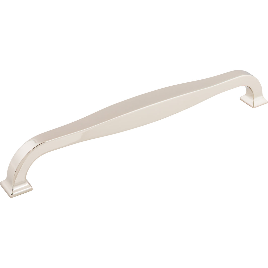 Top Knobs Contour Appliance Pull, Polished Nickel, angle 2