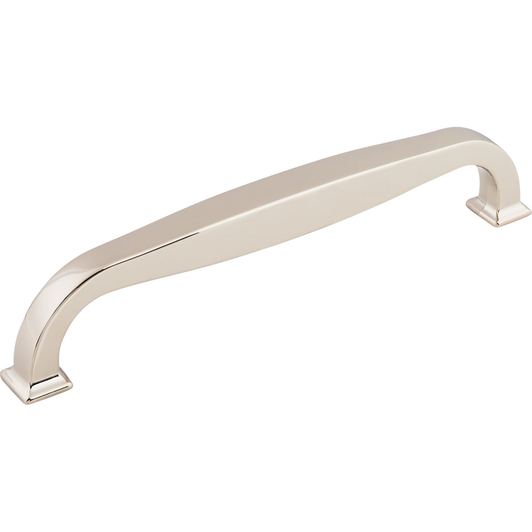 Top Knobs Contour Appliance Pull, Polished Nickel, angle 2