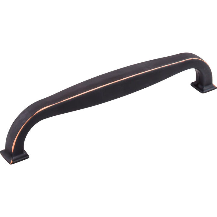 Top Knobs Contour Appliance Pull, Umbrio, angle 2