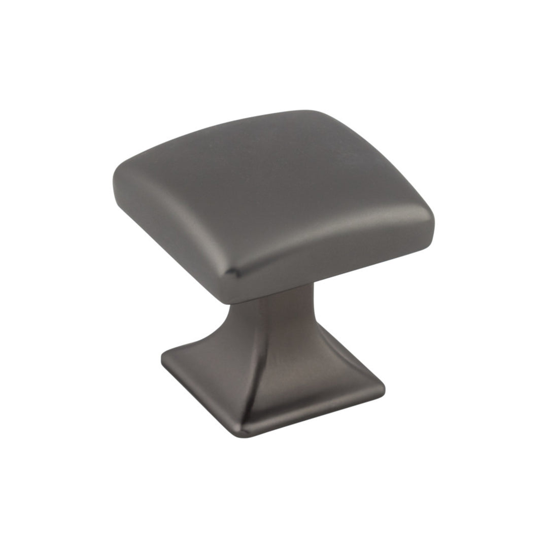 Top Knobs Contour Square Knob, Ash Gray, angle 2