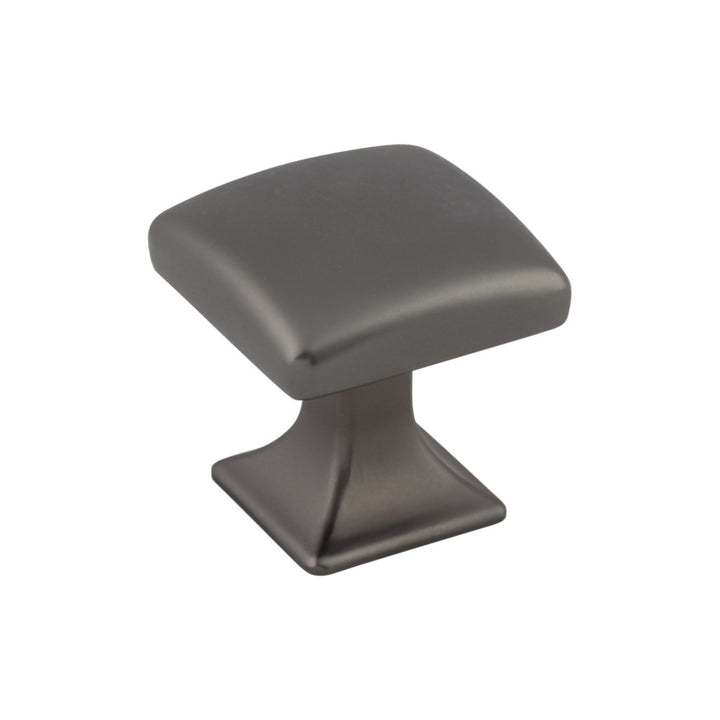 Top Knobs Contour Square Knob, Ash Gray, angle 2