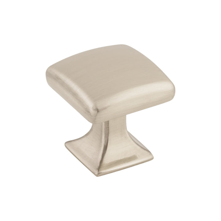 Top Knobs Contour Square Knob, Brushed Satin Nickel, angle 2